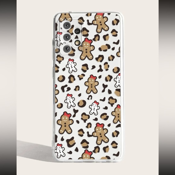 Clear gingerbread man iPhone 12 case - Picture 4 of 6